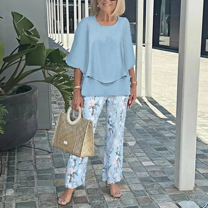 Monique – Trendy Printed Two-Piece Set