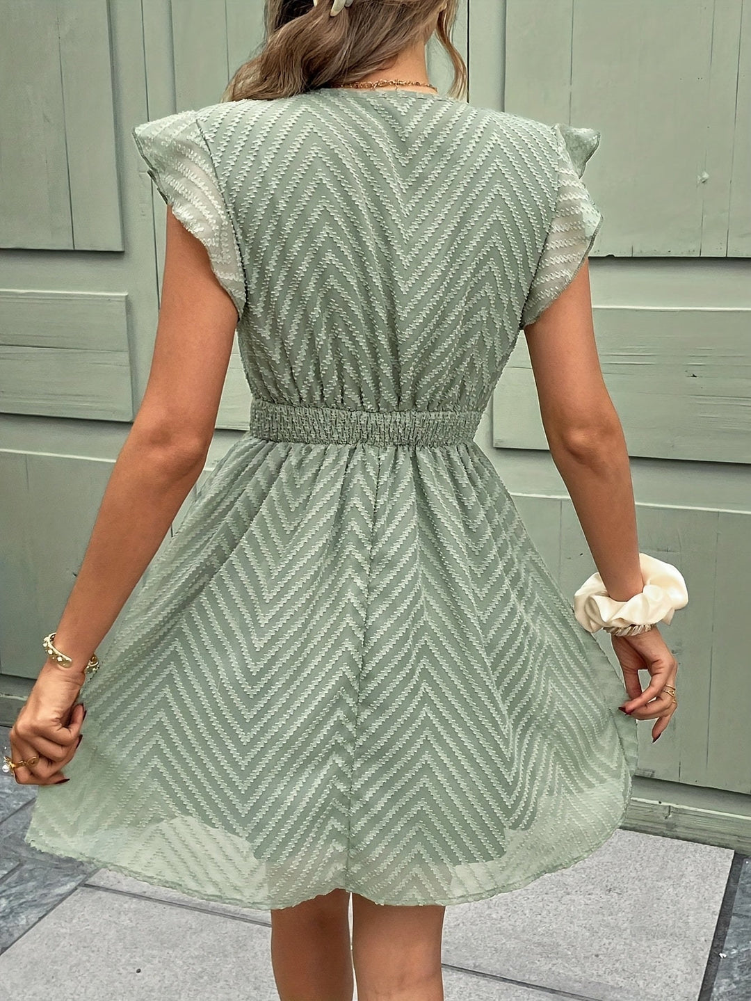 Nayora Sleeveless V-Neck Dress