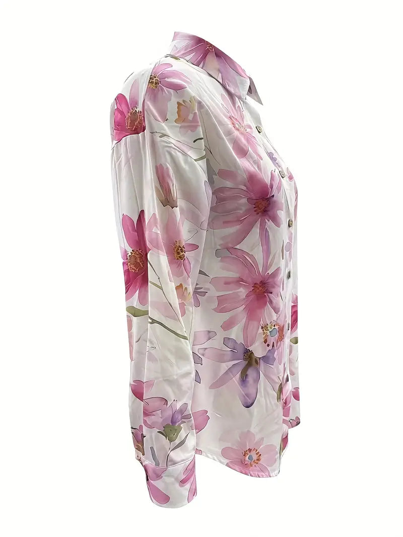 GAIDA | LIGHTWEIGHT SUMMER FLORAL BLOUSE