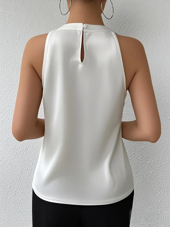CERYS ELEGANT SLEEVELESS BLOUSE