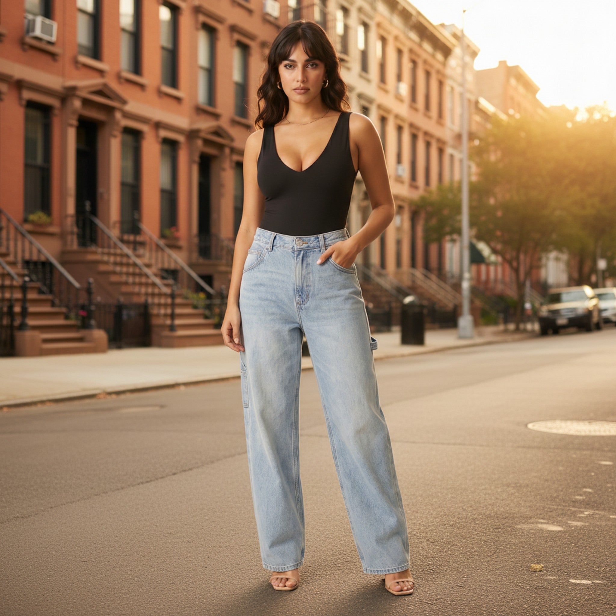 Echo | Women's Wide-Leg Carpenter Jeans - view 5
