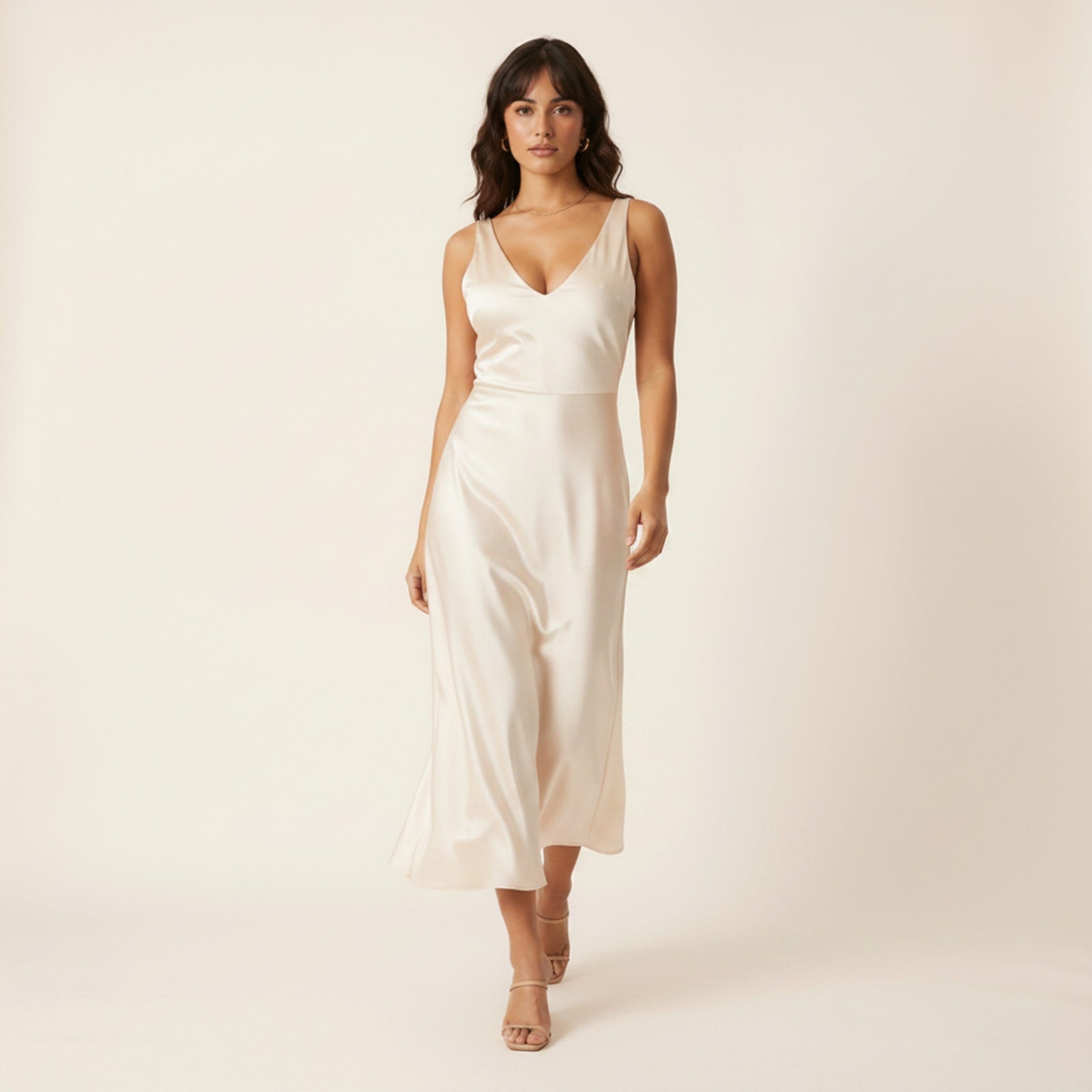 Aurora | Women's Satin Wedding Midi - Movement