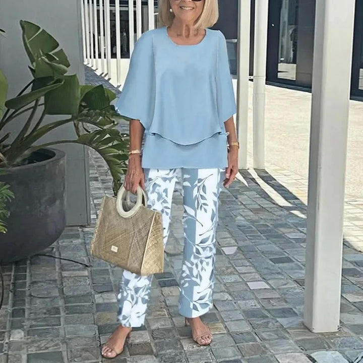 Monique – Trendy Printed Two-Piece Set