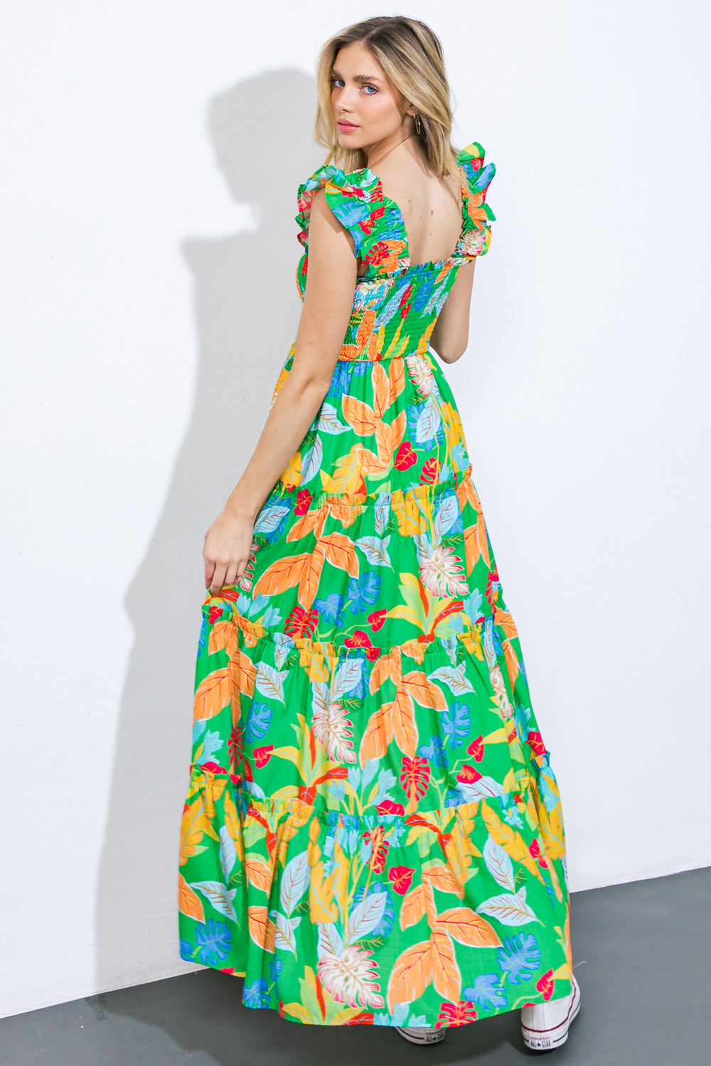 Beach-Ready Woven Maxi Dress