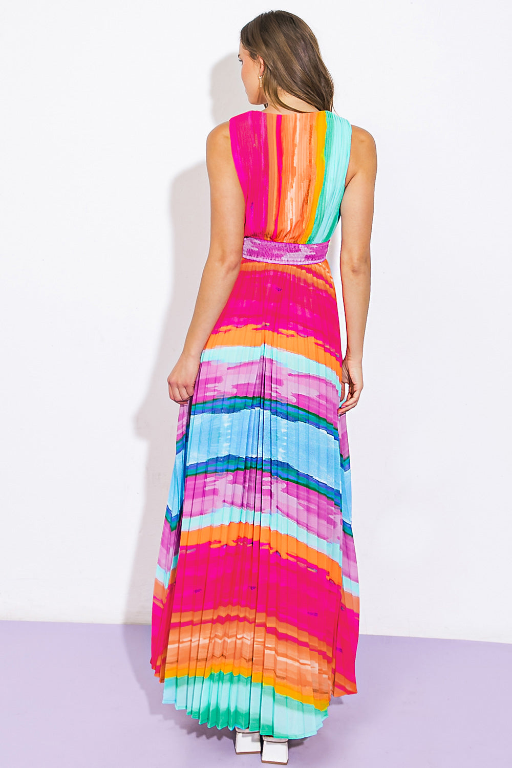 Shore Vacays Woven Maxi Dress