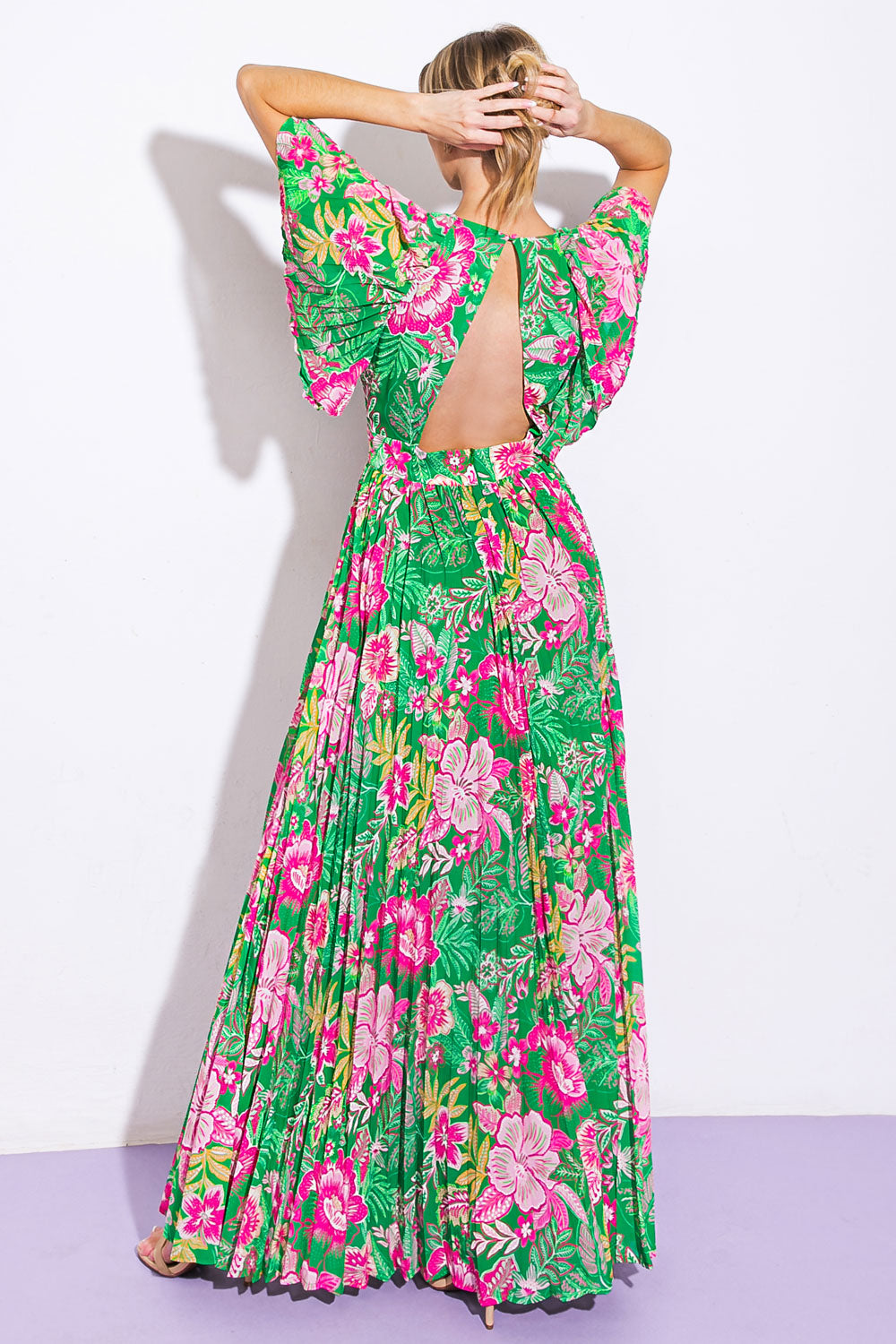 All-Night Revival Woven Maxi Dress