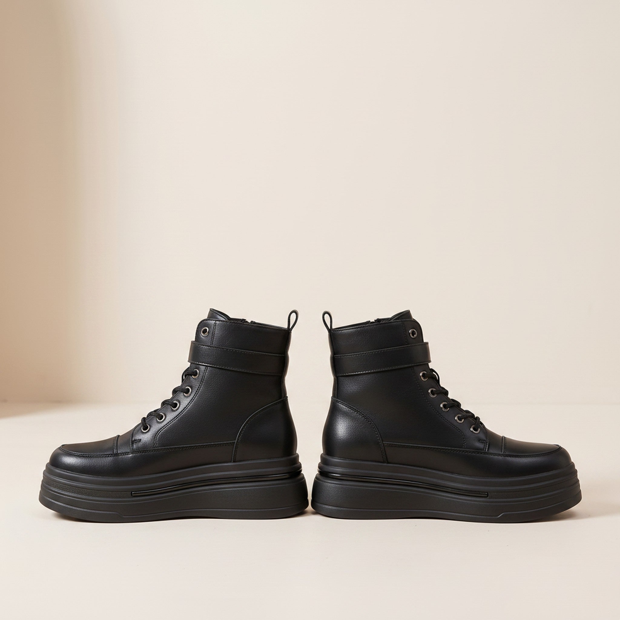 Bowie | Women's Combat Ankle Boots - view 2