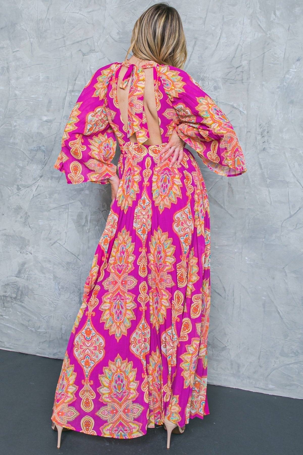 Covered by Love Woven Maxi Dress