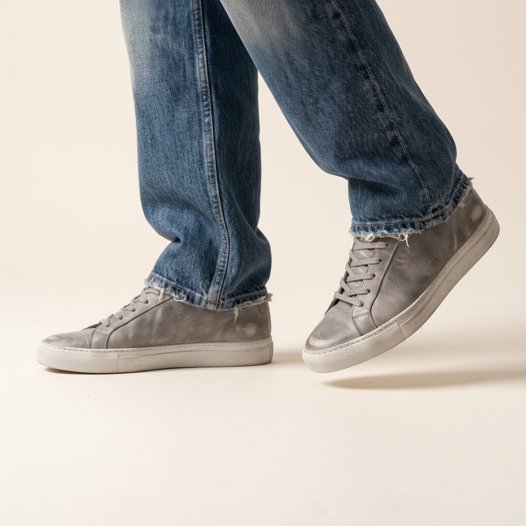 Volt | Distressed Low-Top Sneakers - view 4