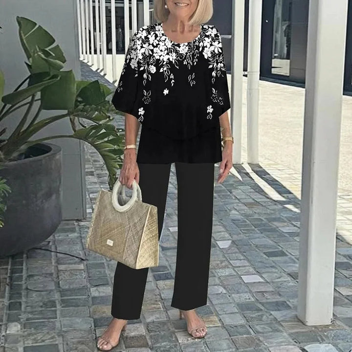 Monique – Trendy Printed Two-Piece Set
