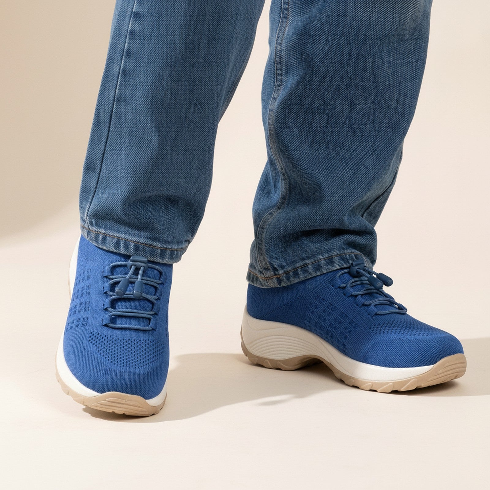Nova | Retro Runner Sneakers - Blue