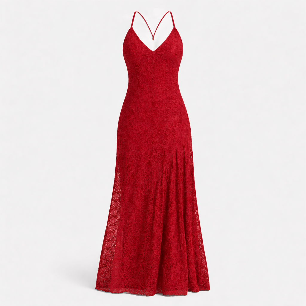 Women’s Godet Slip Dress - Midi