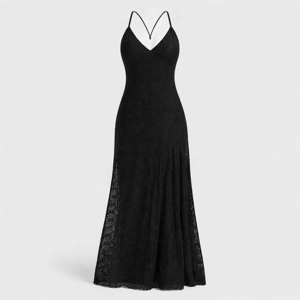 Women’s Godet Slip Dress - Midi