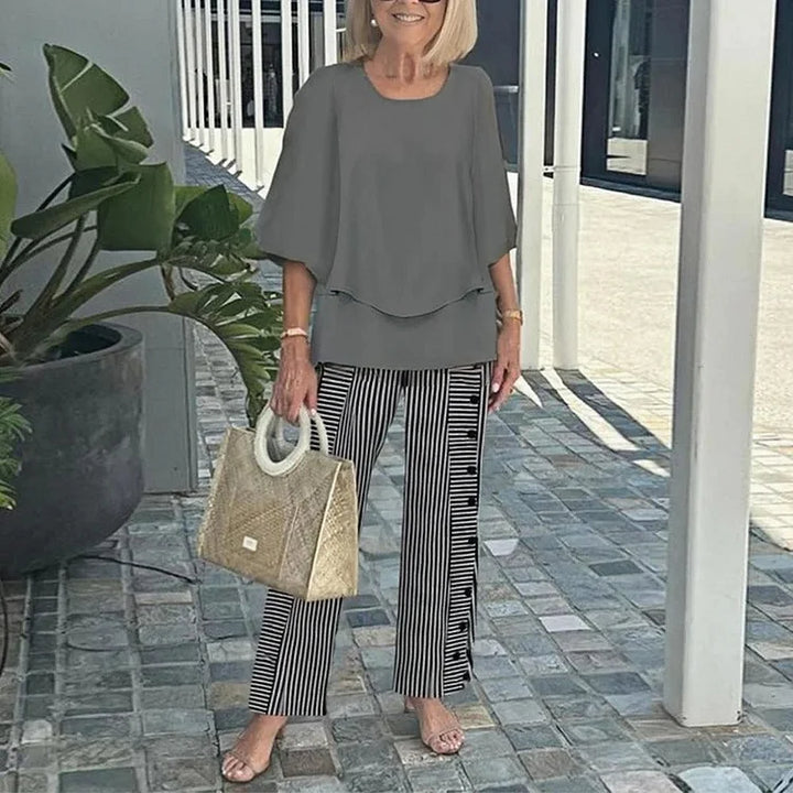 Monique – Trendy Printed Two-Piece Set
