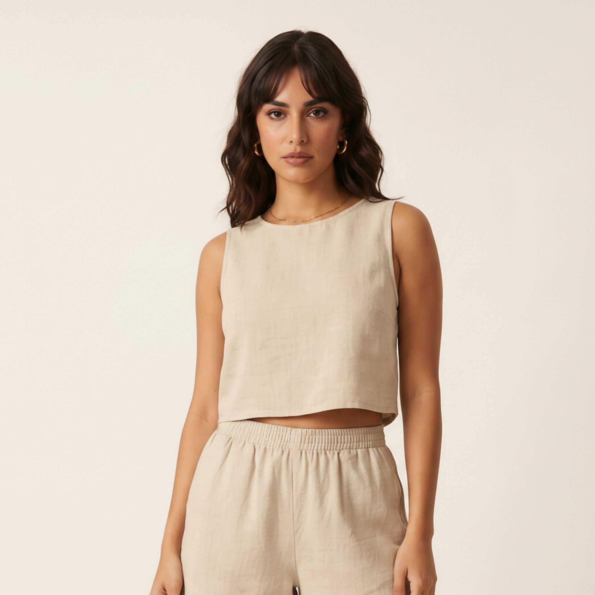 Duo | Women's Linen Two-Piece Set - view 3