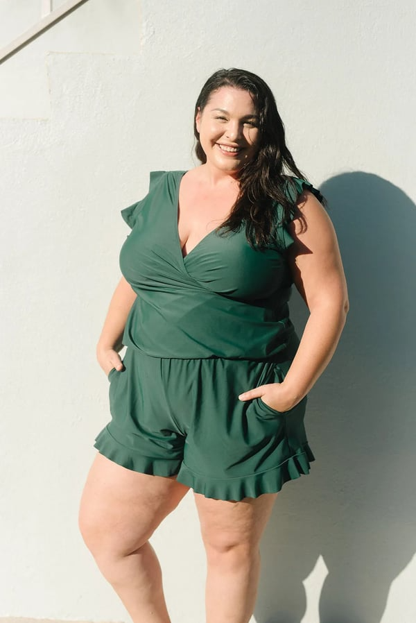 Sophie | Swimsuit with Ruffles and Built-in Bra