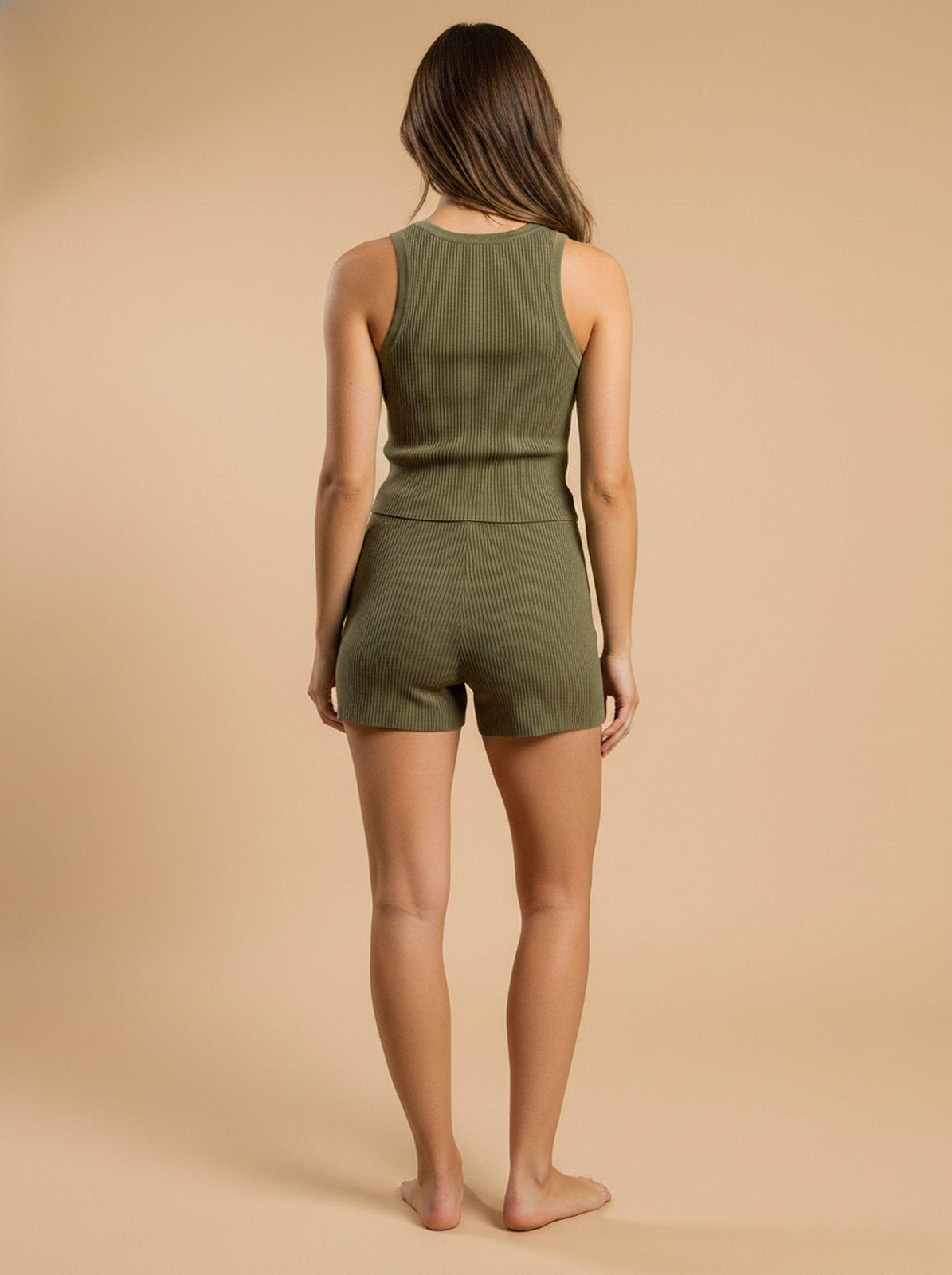 "Easy Does It" Ribbed Tank & Wide Leg Set