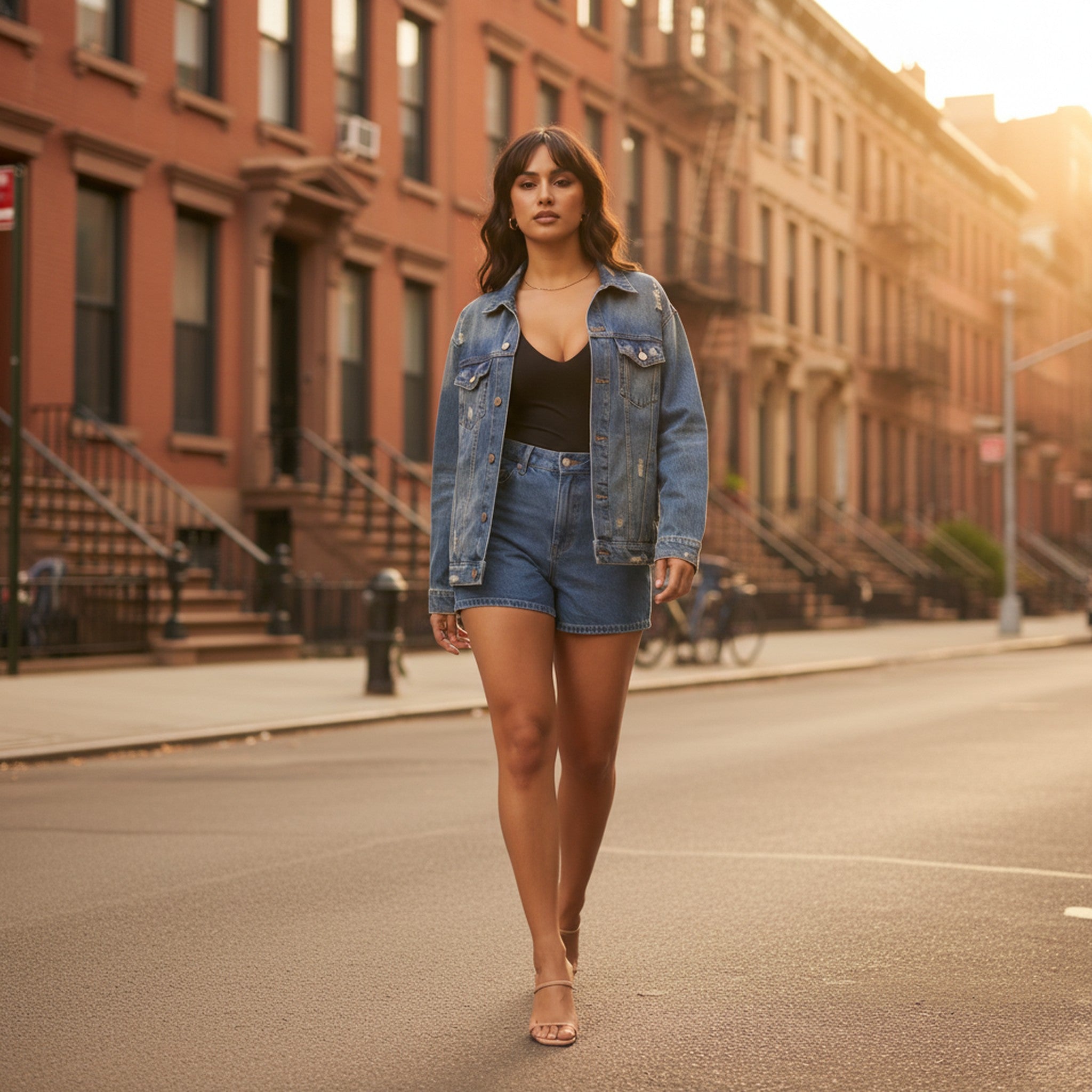 Storm | Women's Oversized Denim Jacket - view 5
