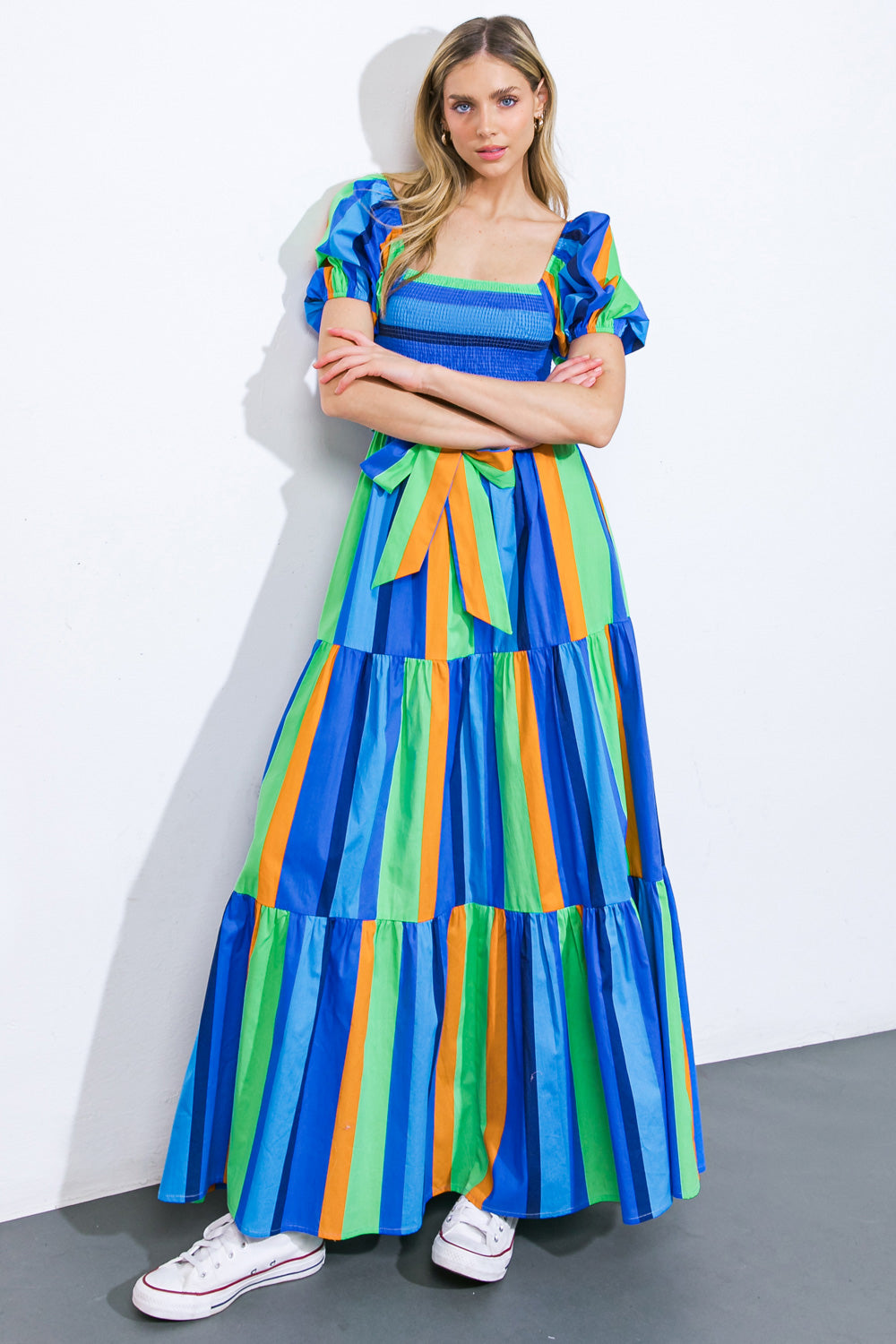 Flowy Woven Maxi Dress