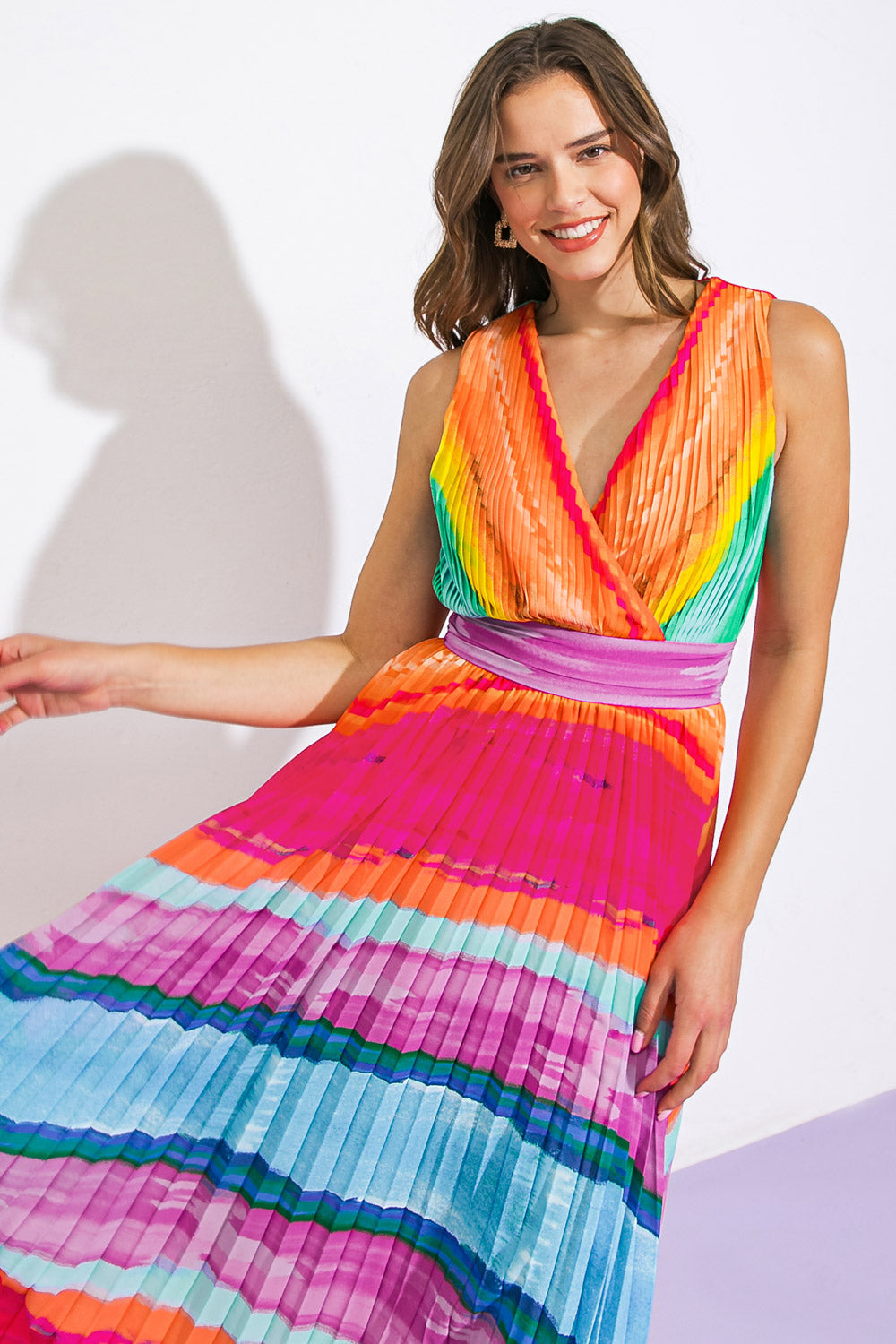 Shore Vacays Woven Maxi Dress
