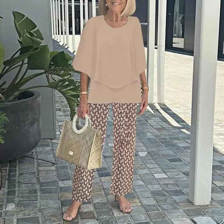 Monique – Trendy Printed Two-Piece Set
