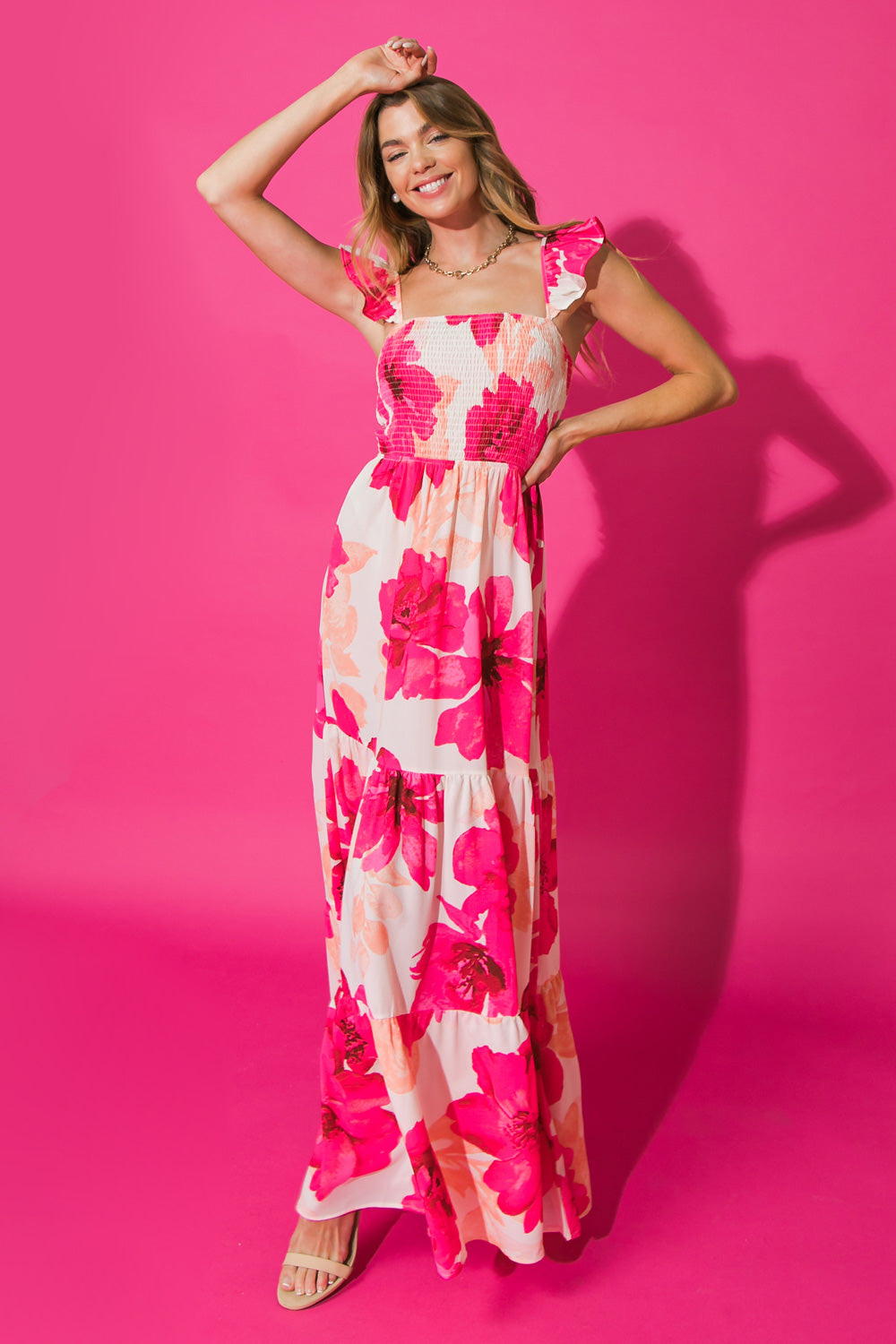 "FEEL LIKE MOVING" MAXI DRESS