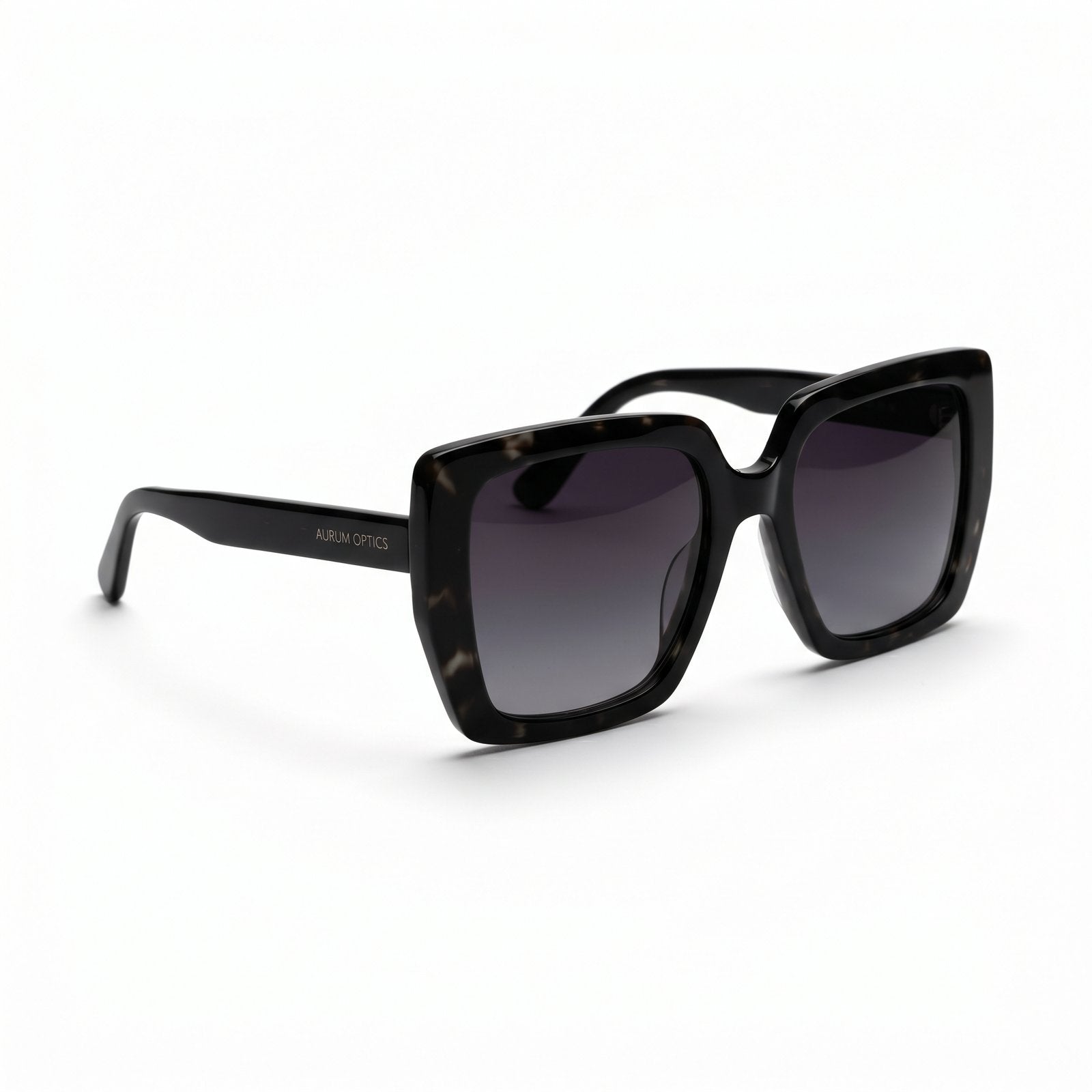 Icon Oversized Square Sunglasses - Black