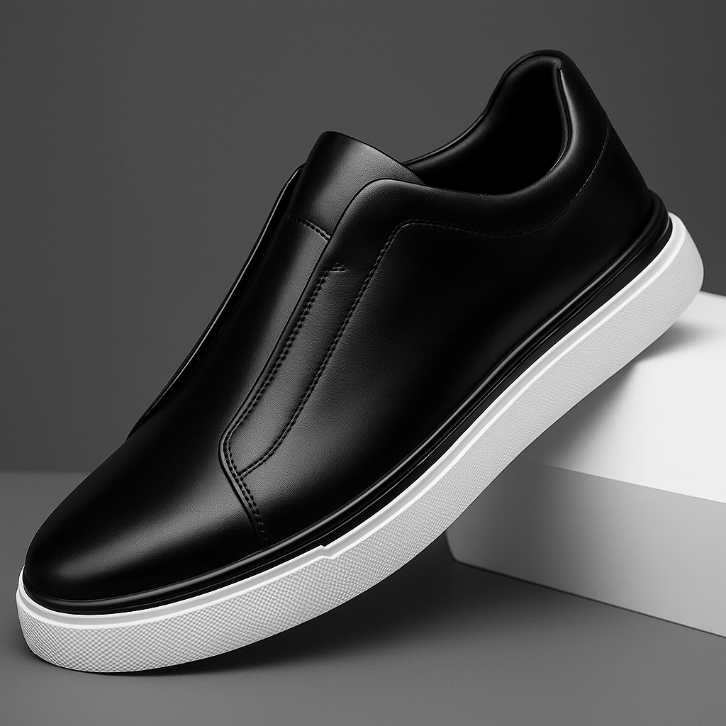 Nero Leather Sneakers