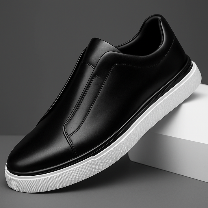 Nero Leather Sneakers