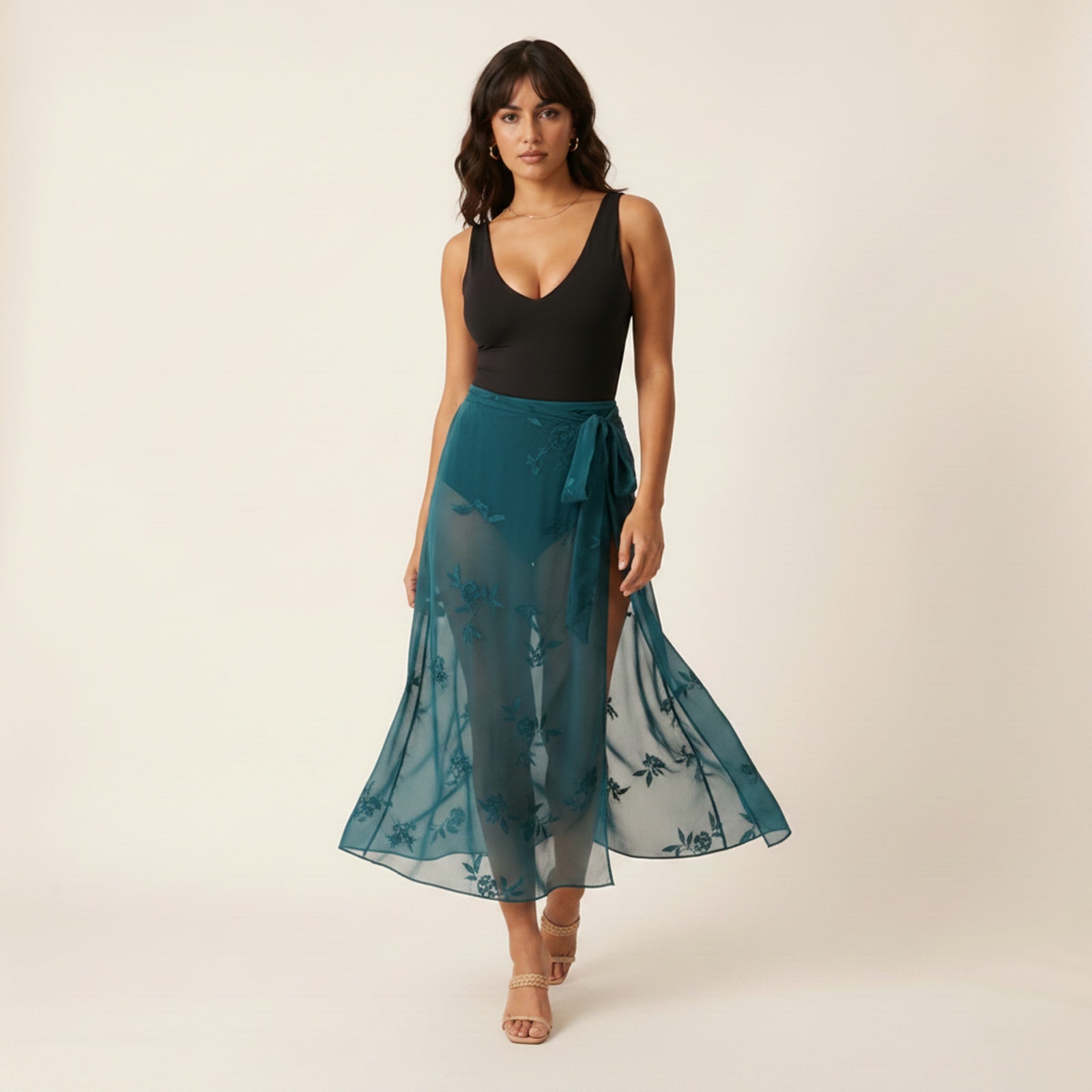 Isla | Women's Chiffon Beach Skirt - Movement