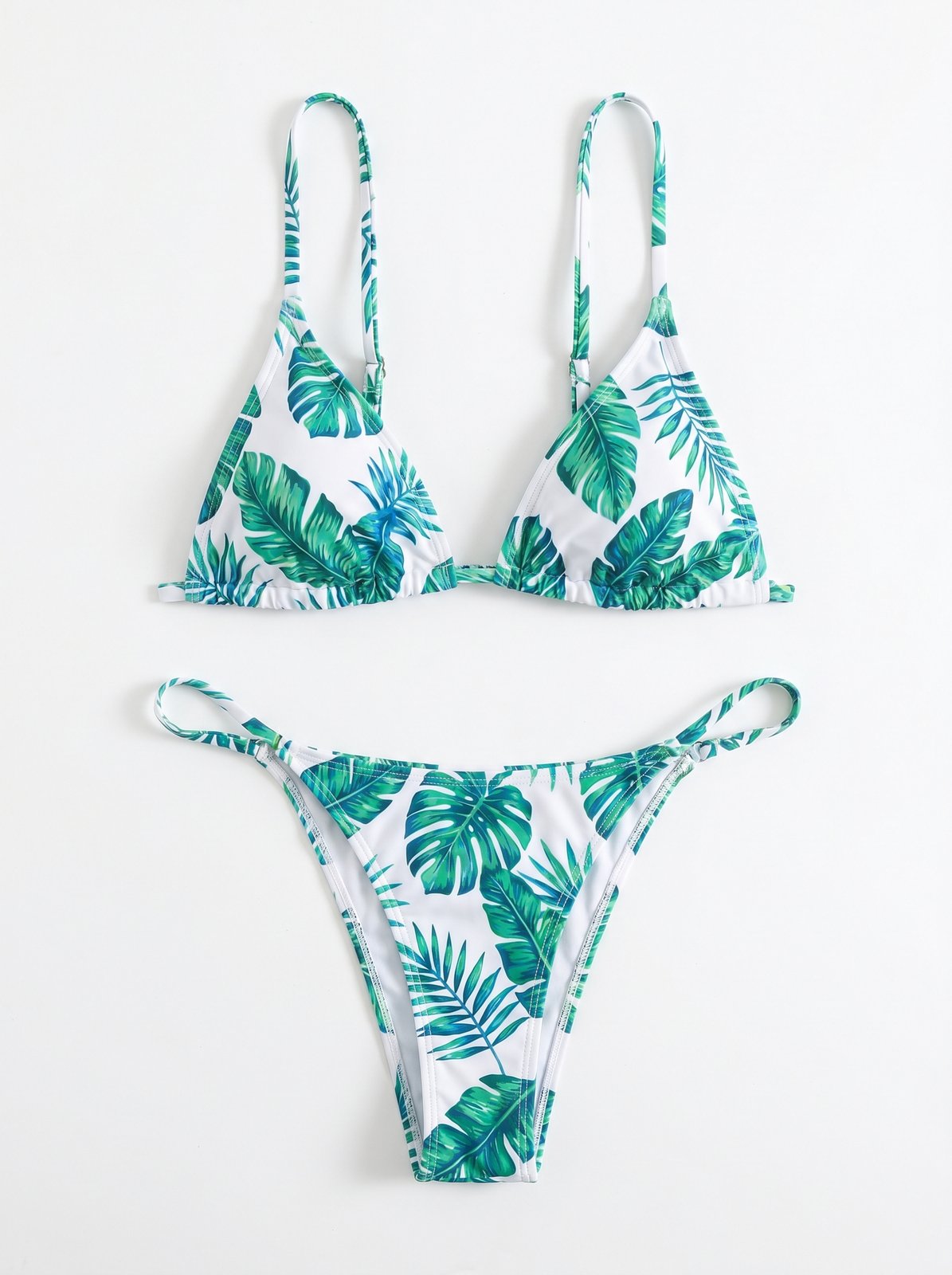 Tropicana String Bikini Set - White
