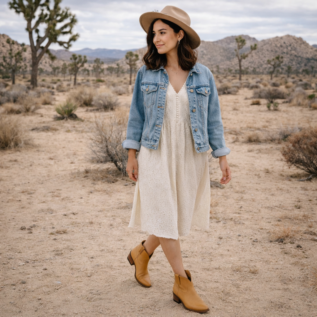 Women’s Natural Everyday Ankle Boots - Round Toe