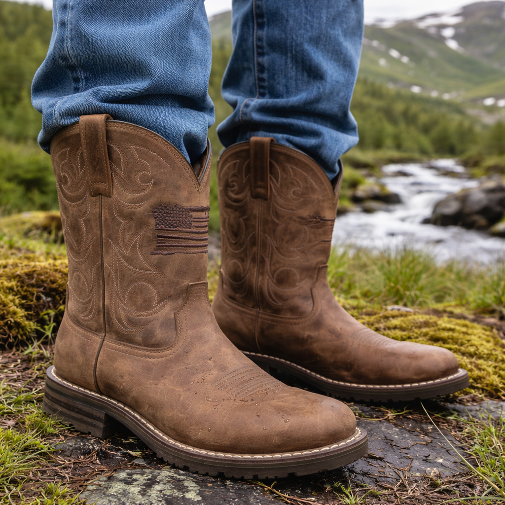 Men's Hybrid Patriot Western Boots