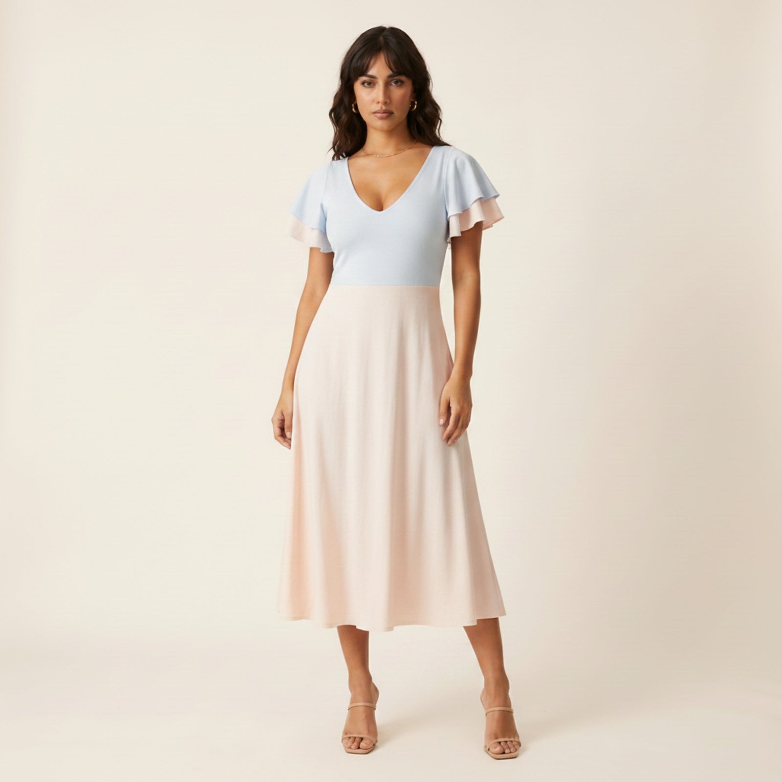 Primrose | Women's Cotton Blend Sleeve Midi - Hero Front