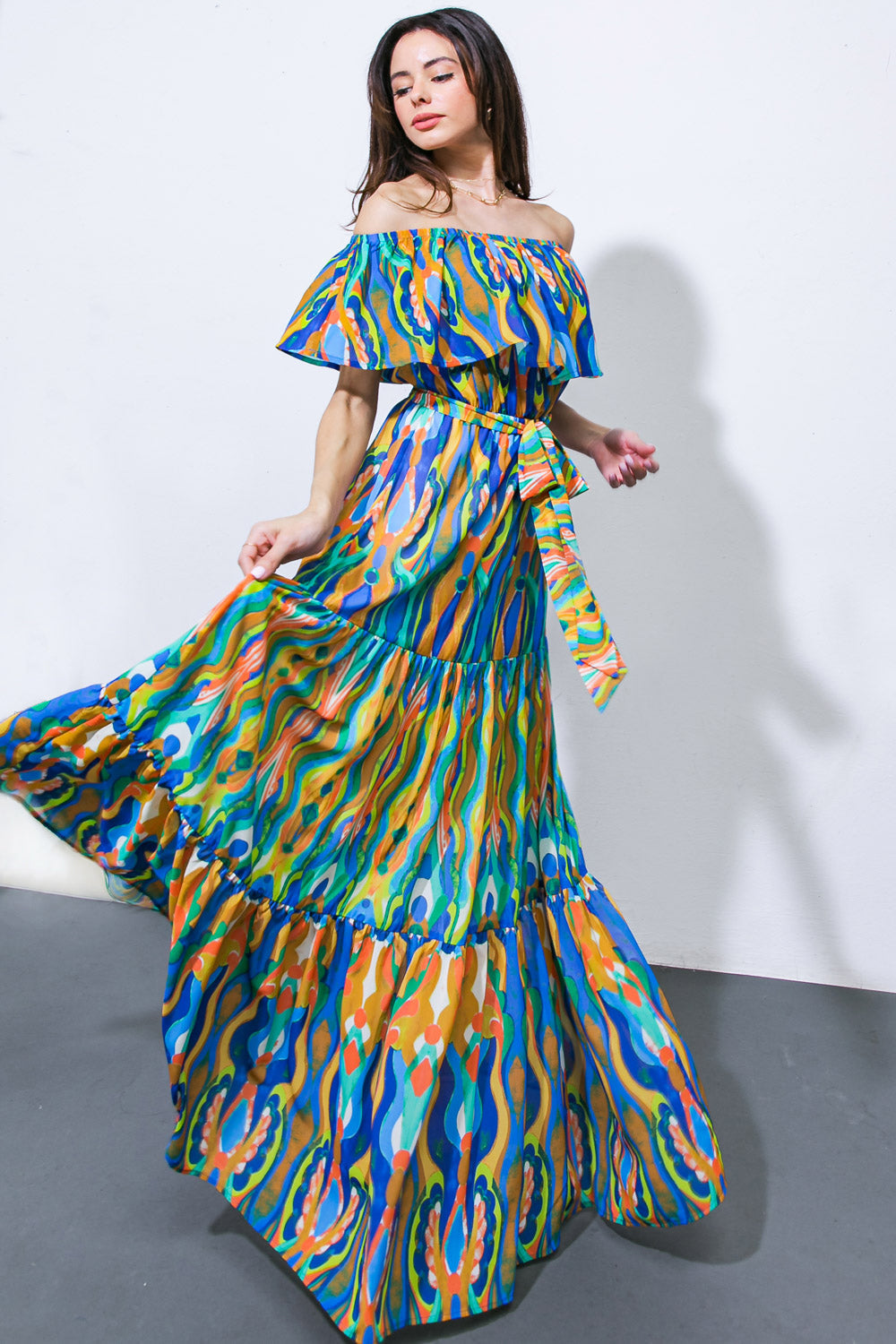 Dare to Be You Full‑Length Woven Dress