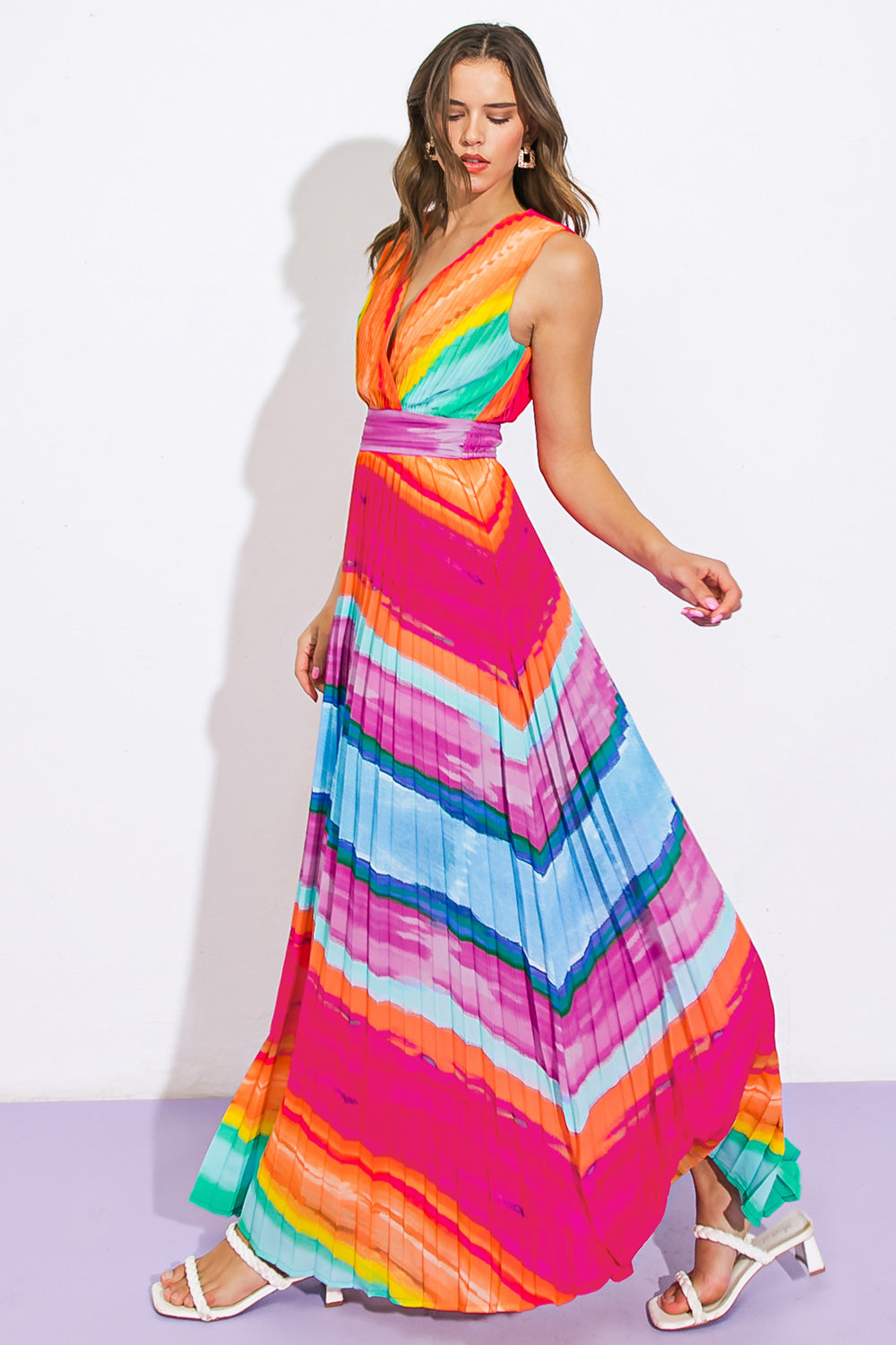 Shore Vacays Woven Maxi Dress