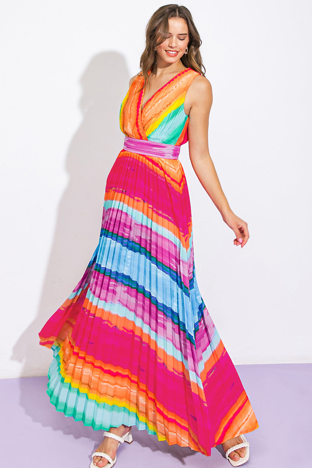 Shore Vacays Woven Maxi Dress