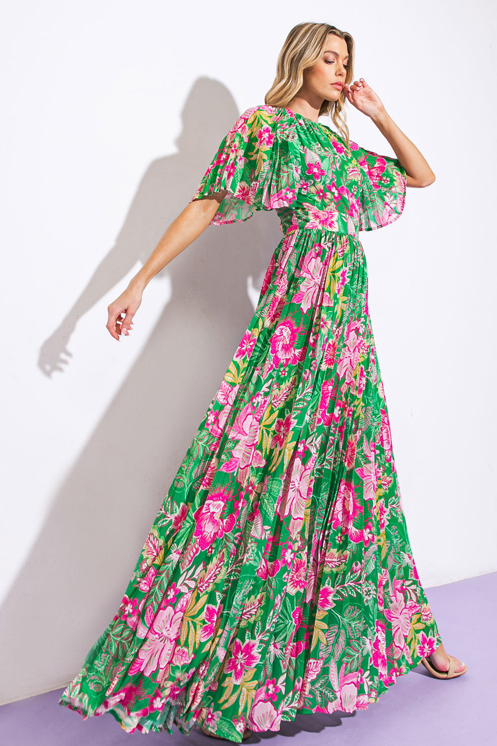 All-Night Revival Woven Maxi Dress