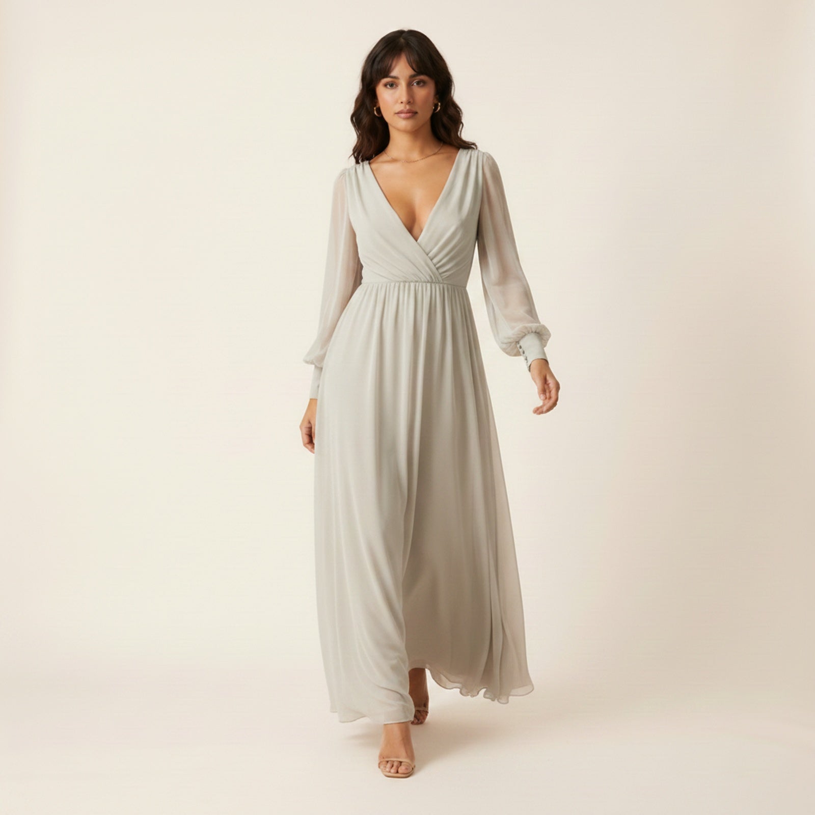Seraphina | Women's Chiffon Maxi Dress - Movement