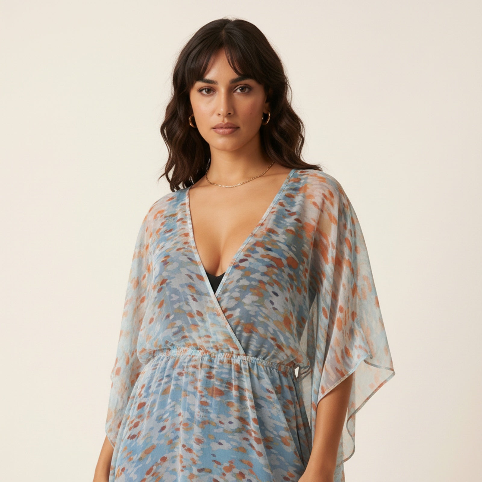 Sienna | Women's Viscose Cover Up - Detail Close-up