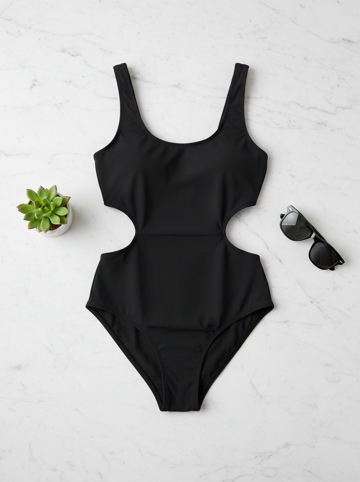 "Siren" Cutout One-Piece Swimsuit