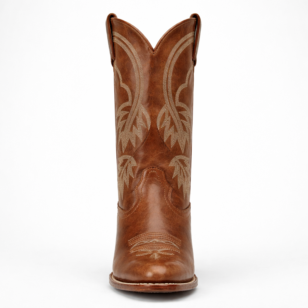 Women's Actin Up Brown Western Boots - Round Toe