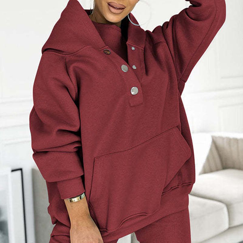 Ensemble™ | 3-Piece Women's Set with Hoodie, Slim Vest, and Pants