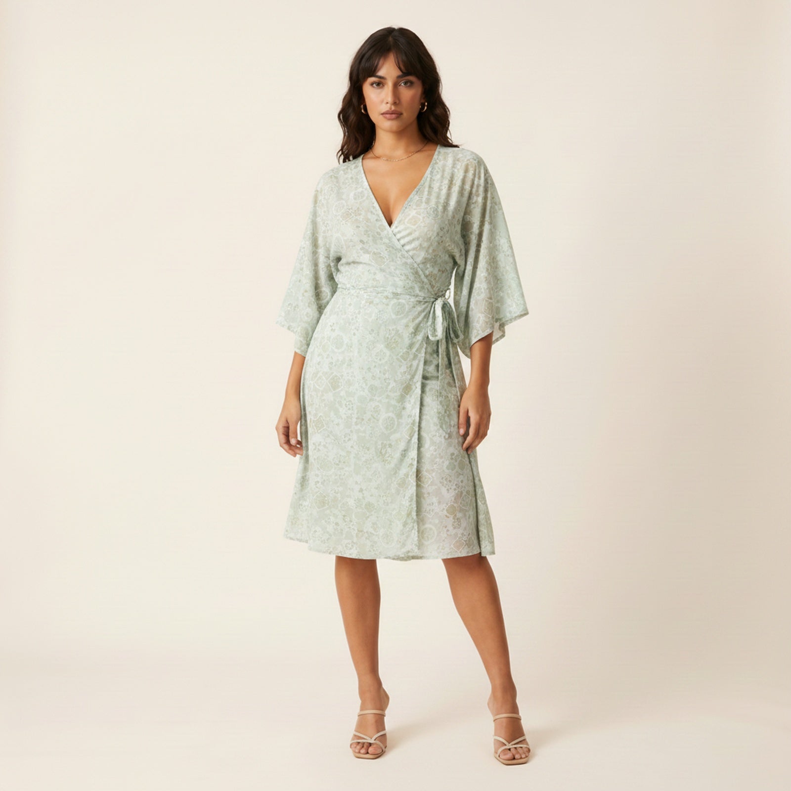 Tahiti | Women's Cotton Blend Up Dress - Hero Front