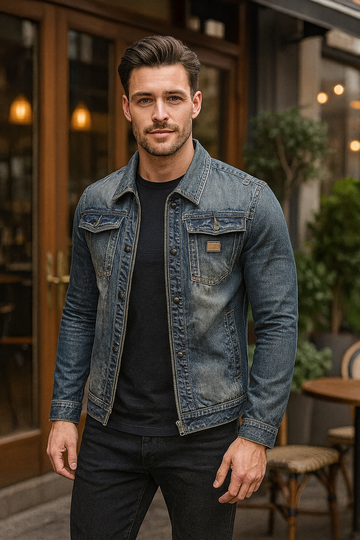 GENOVA – Giacca Denim Premium