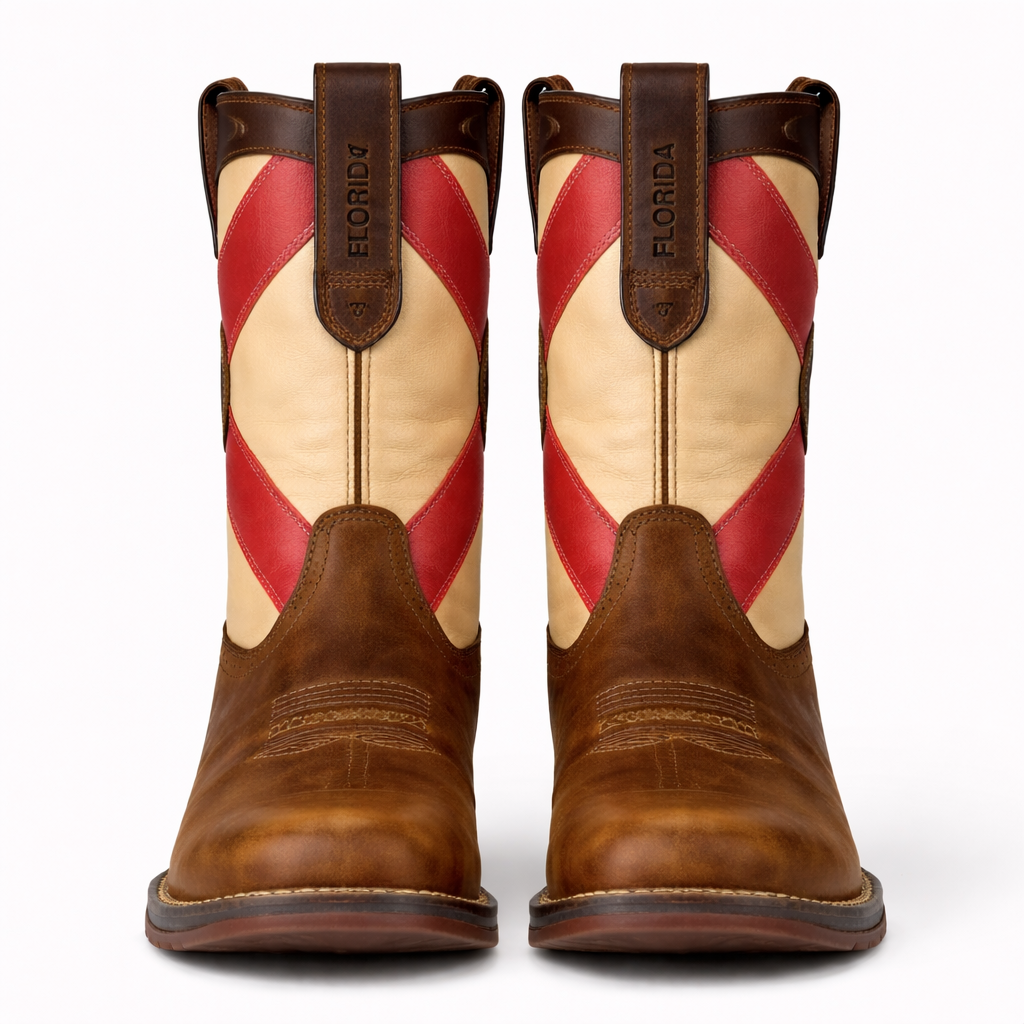 Men's Florida State Flag Western Boots