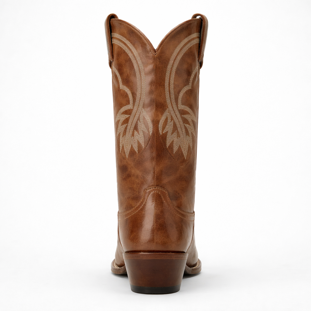 Women's Actin Up Brown Western Boots - Round Toe