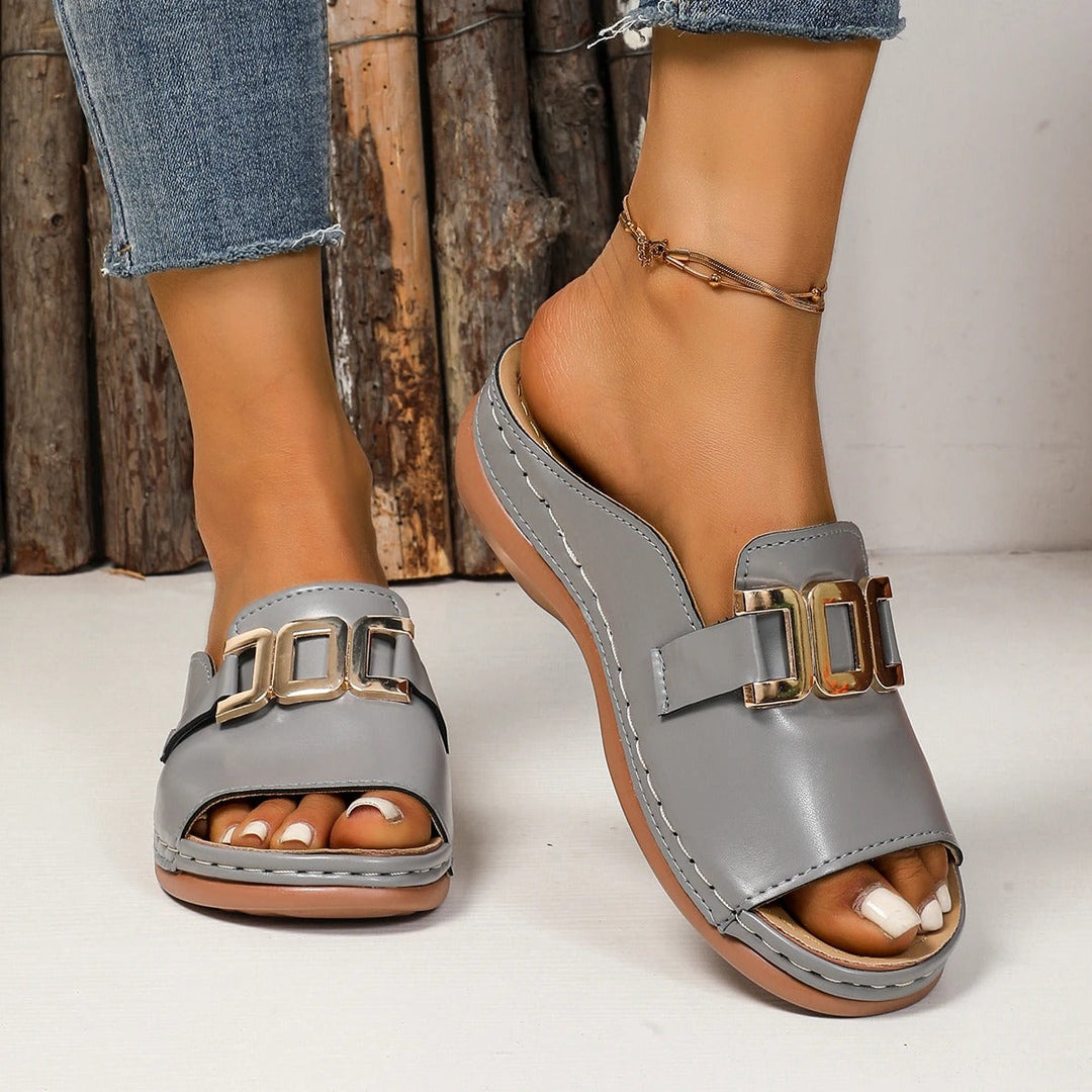 Mariya | Comfort Sandal With Wedge Sole