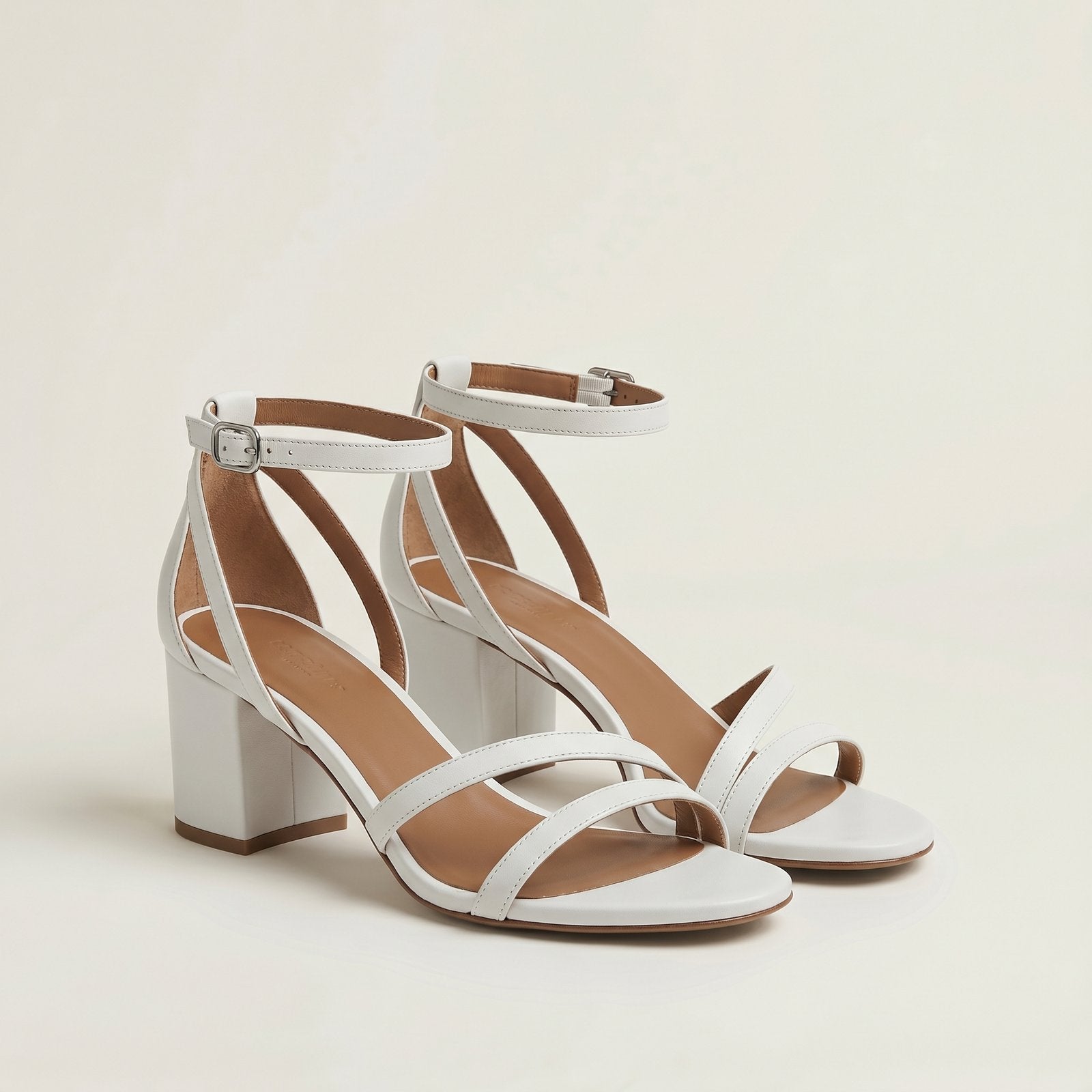 Elevate Strappy Platform Sandals - White