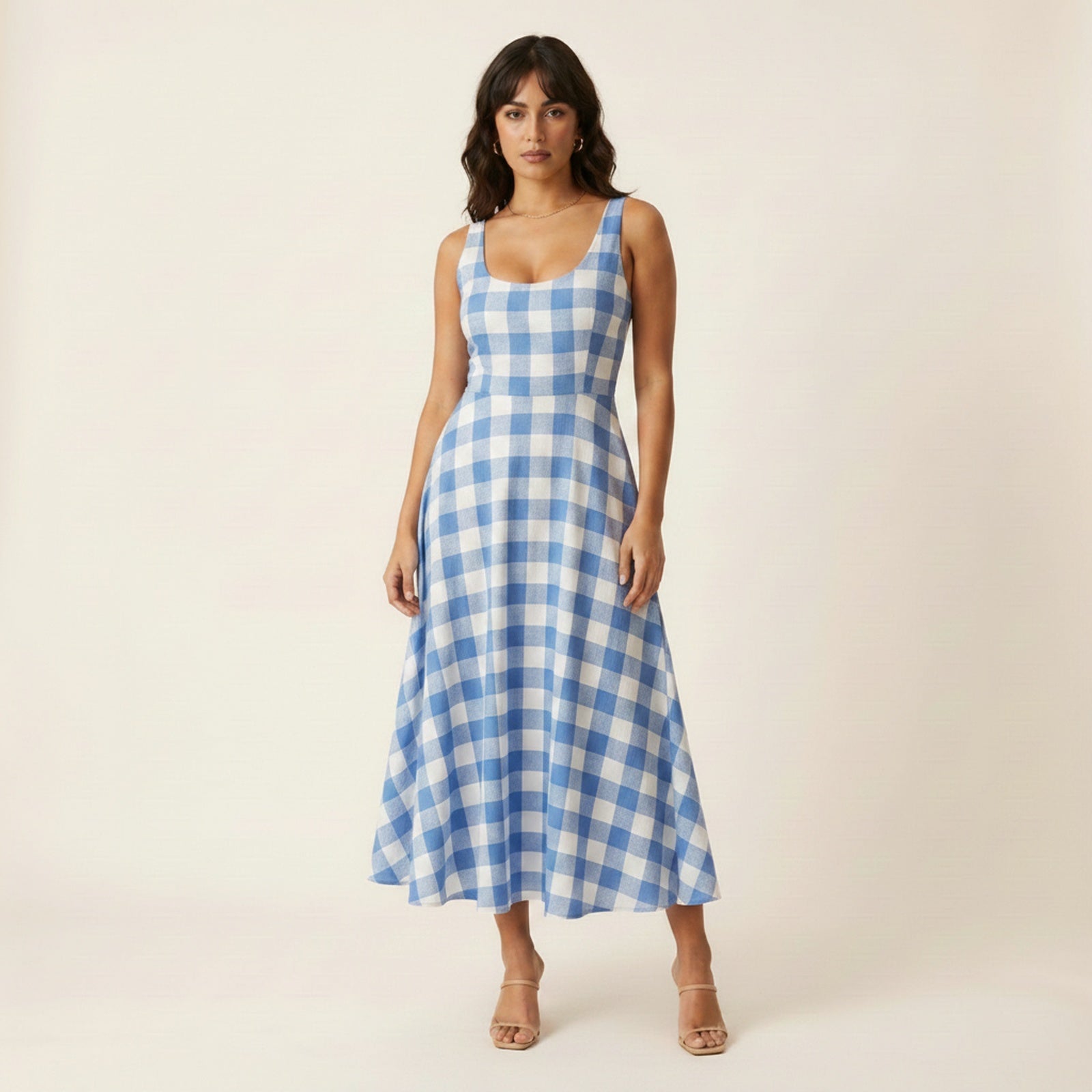 Wren - Blue Gingham